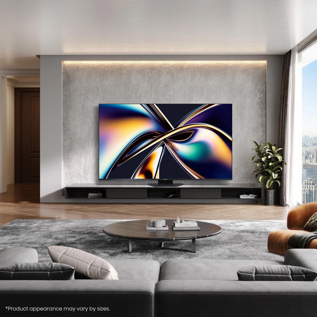 Hisense U8Q an der Wand