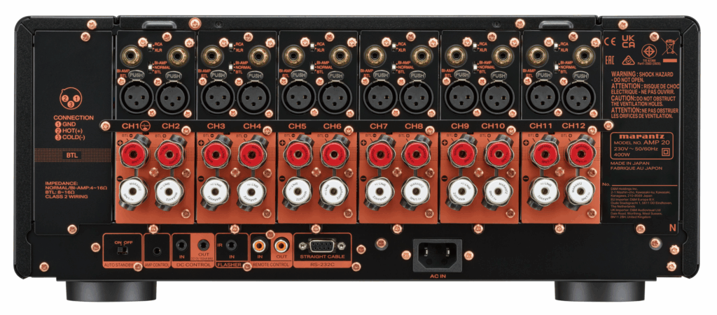 Marantz AMP 20 Rückseite Anschlüsse
