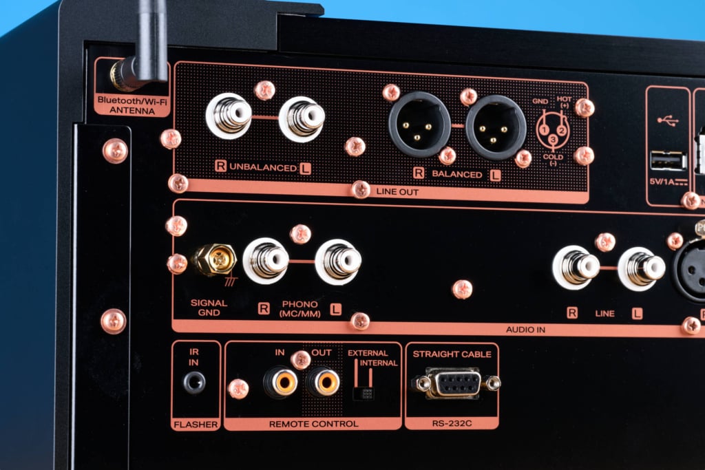 Marantz Link 10n – Abschlüsse auf der Rückseite