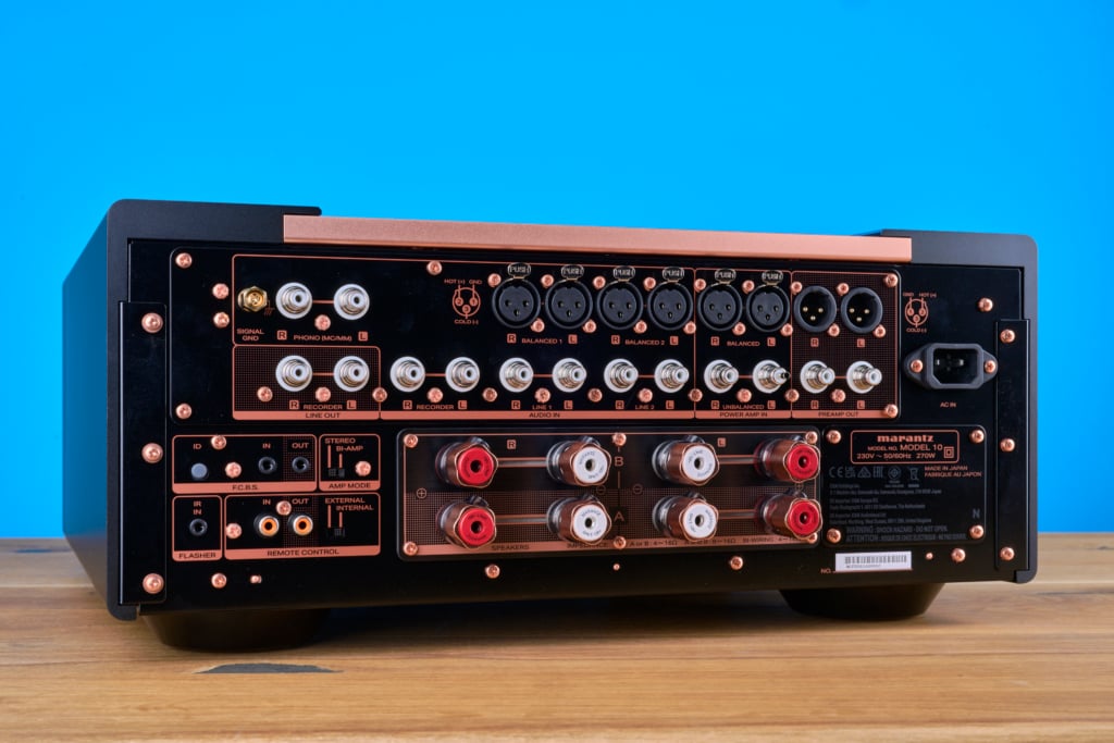 Marantz Model 10 – Alle Anschlüsse auf der Rückseite