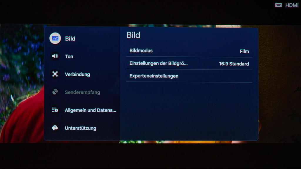 Bildmodi Samsung The Freestyle SP-LFF3C