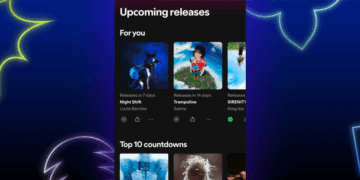 Spotify Upcoming Releases Hub Ticker
