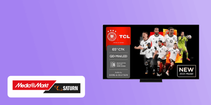 TCL C7K zum Hammer-Preis: 65 Zoll-Fernseher gleich doppelt reduziert!