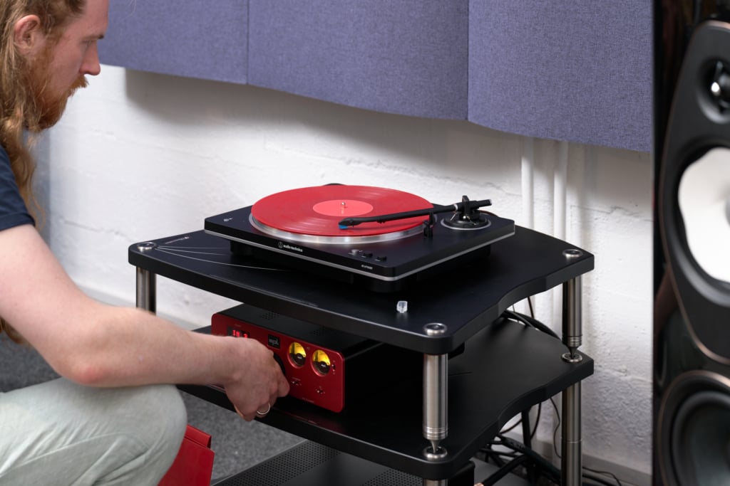 Audio-Technica AT-LP70xBT Testsituation Hörraum