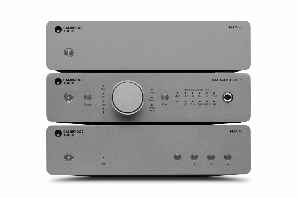 Cambridge Audio MXW70 Endstufe im Set mit DACMagic 200m und MXN10