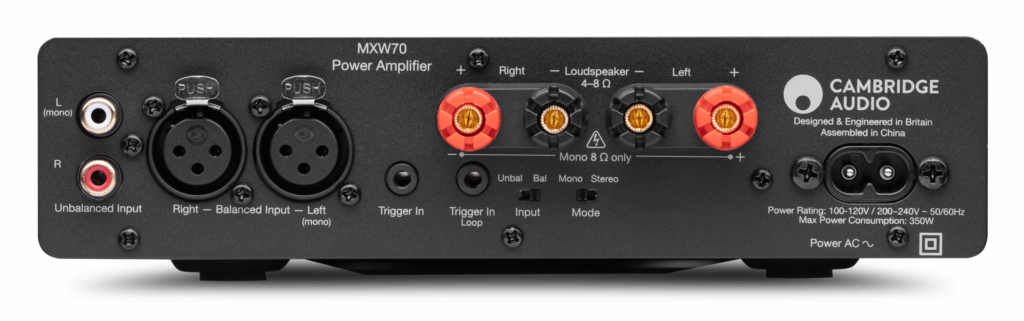 Cambridge Audio MXW70 Rückseite Anschlüsse