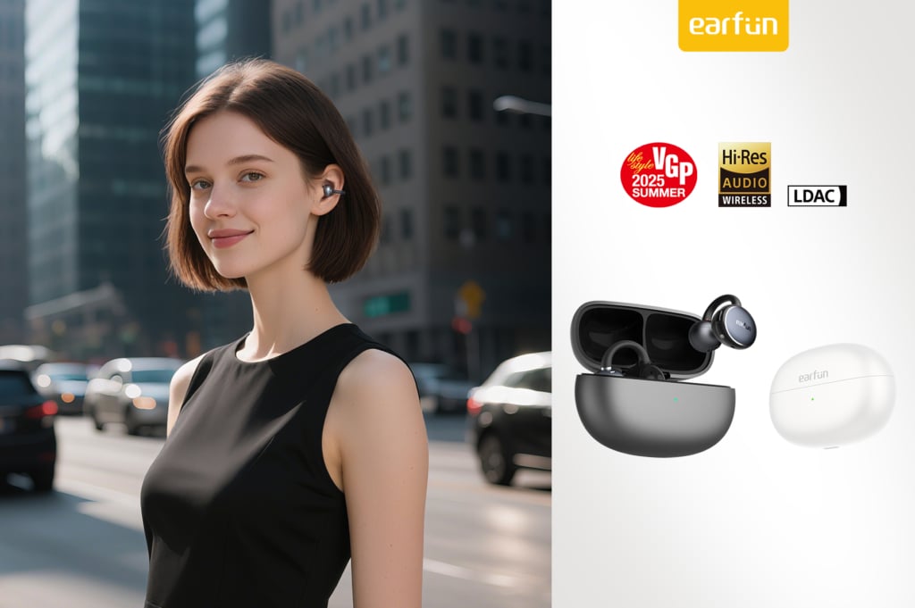 Die EarFun Clip unterstützen Hi-Res Audio Wireless.
