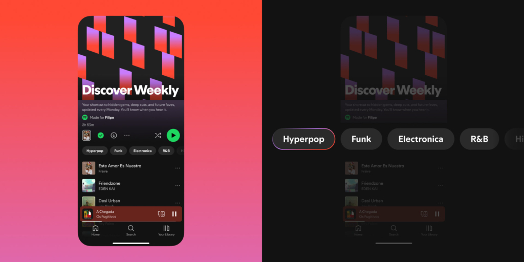 Spotify führt für Discover Weekly neue Features ein.