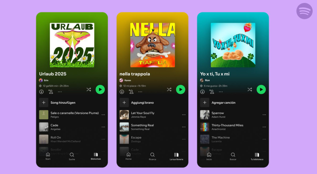 Du kannst jetzt direkt in der App von Spotify eigene Playlist-Cover gestalten.