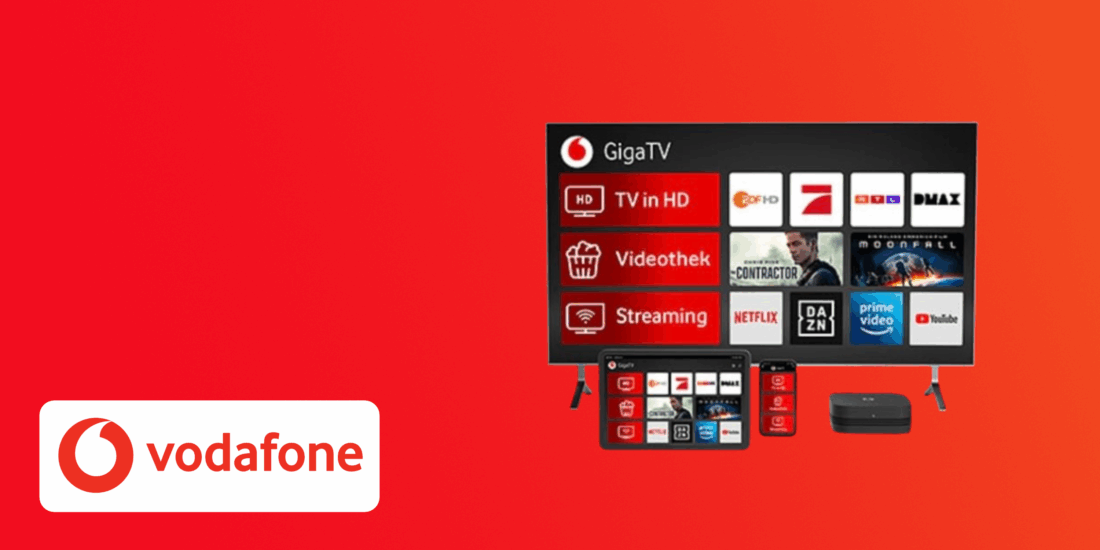 Vodafone Giga TV: Live-TV sichern und Netflix zum Sparpreis bekommen