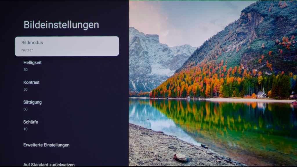 Bildeinstellungen