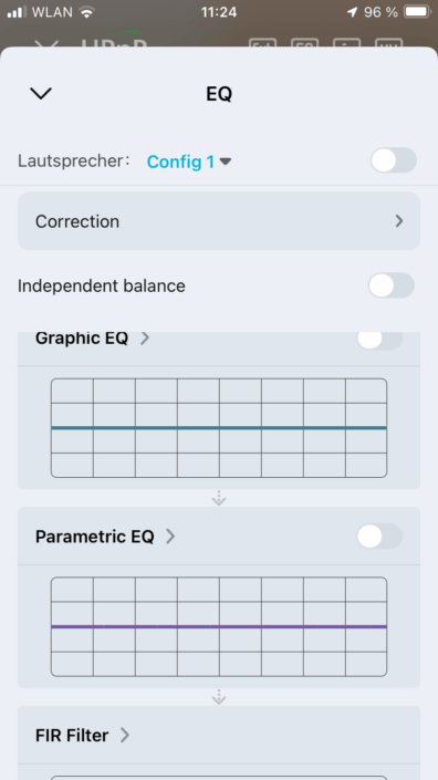 Eversolo Play im Test – Screenshot