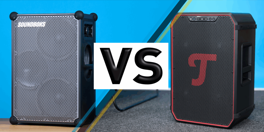 Soundboks 4 vs Teufel Rockster Neo Vergleich Titelbild