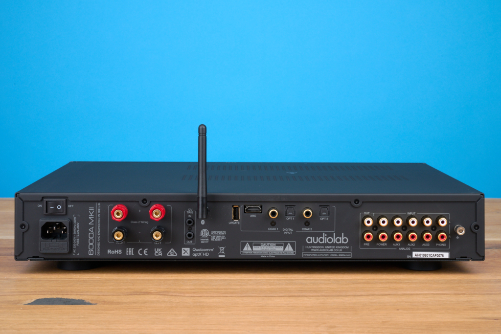 Audiolab 6000A MkII im Test – Anschluesse
