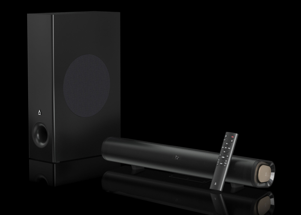 Die Creative Stage Pro kommt mit einem kabelgebundenen Subwoofer daher.