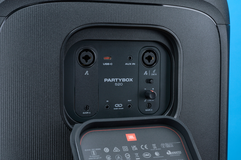 JBL Partybox 520 im Test – Anschluesse