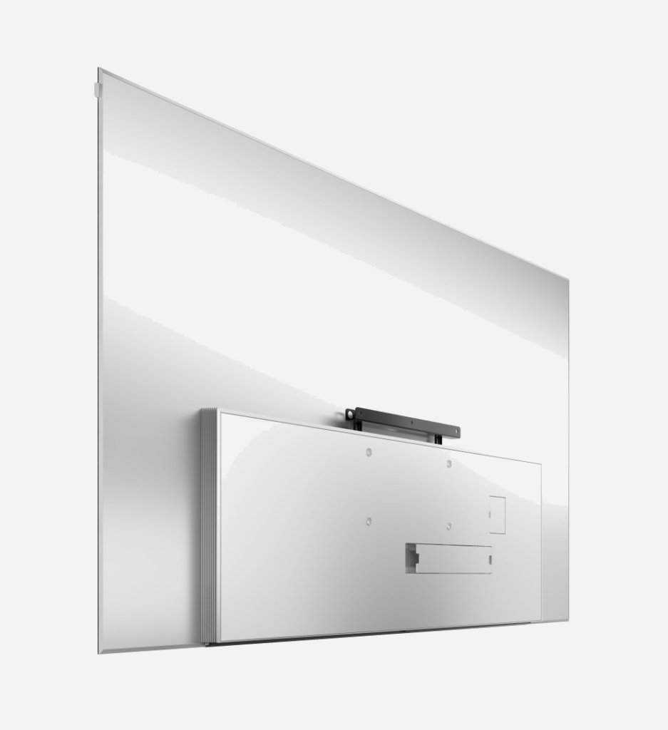 Der Loewe Stellar OLED 97 nutzt eine Rückseite aus Aluminium.