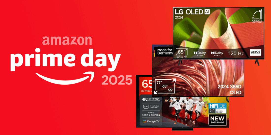 Fernseher mit 65 Zoll: Die 5 besten Angebote zum Prime Day