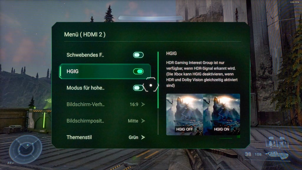 HDMI-Menü TCL C7K