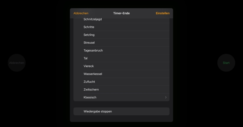 Screenhsot Timer iPad