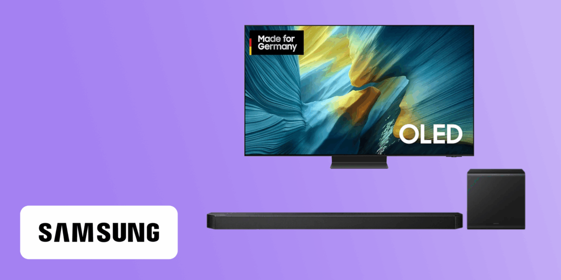 Samsung S95F jetzt kaufen und gratis Soundbar sichern