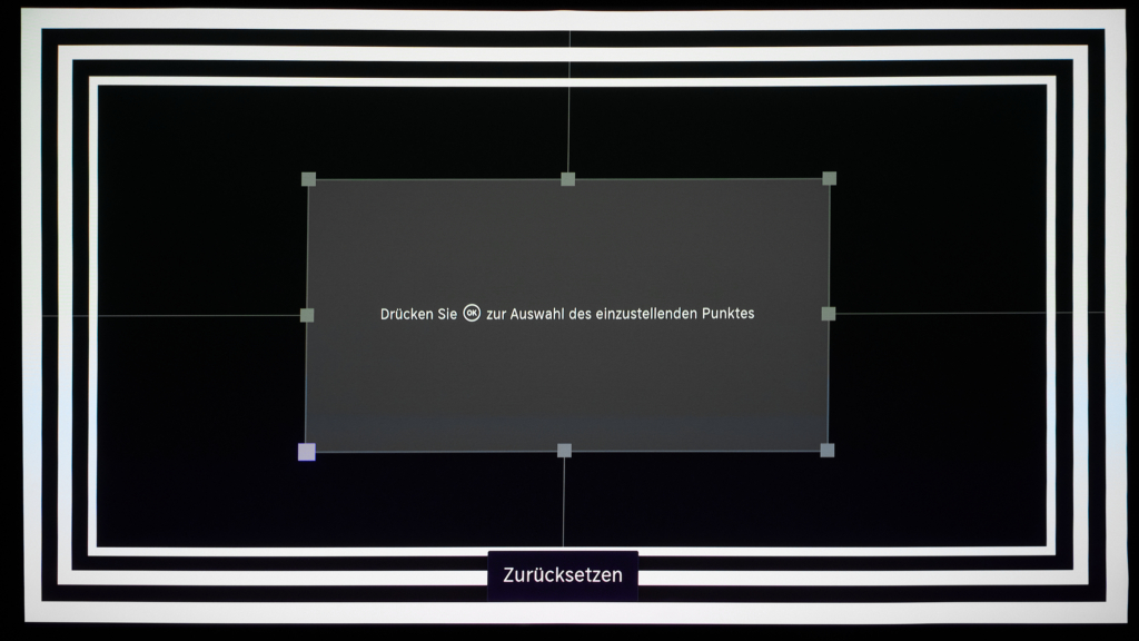 Eckkorrektur Hisense PX3 Pro