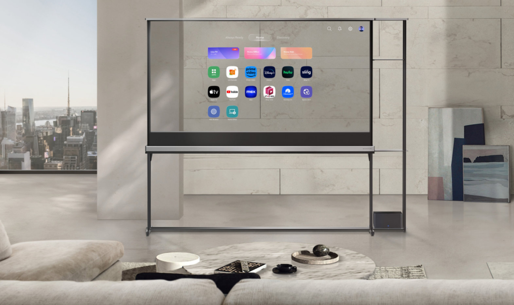 Der LG Signature OLED T zieht definitiv die Blicke auf sich.