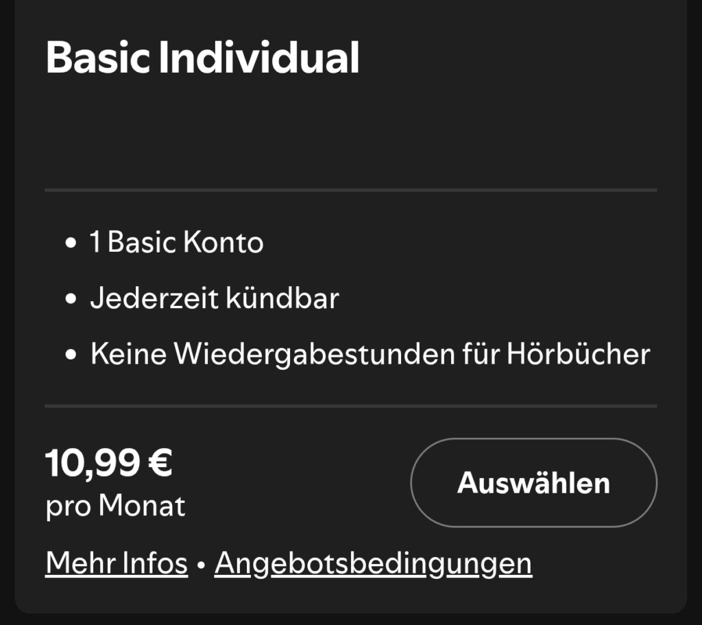 Spotify führt neue Basic-Abos mit niedrigeren Preisen ein. 