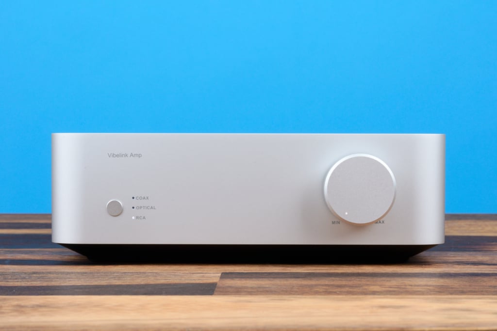 Wiim Vibelink Amp im Test – Frontalansicht