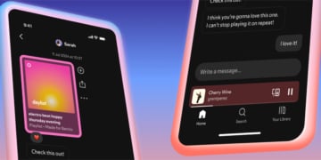 Spotify fuehrt Direktnachrichten direkt in der App ein.