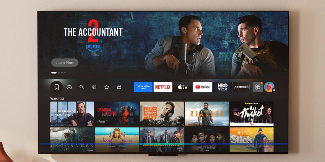 Amazons neuer Fire TV Omni QLED punktet mit erhöhter Leuchtkraft.