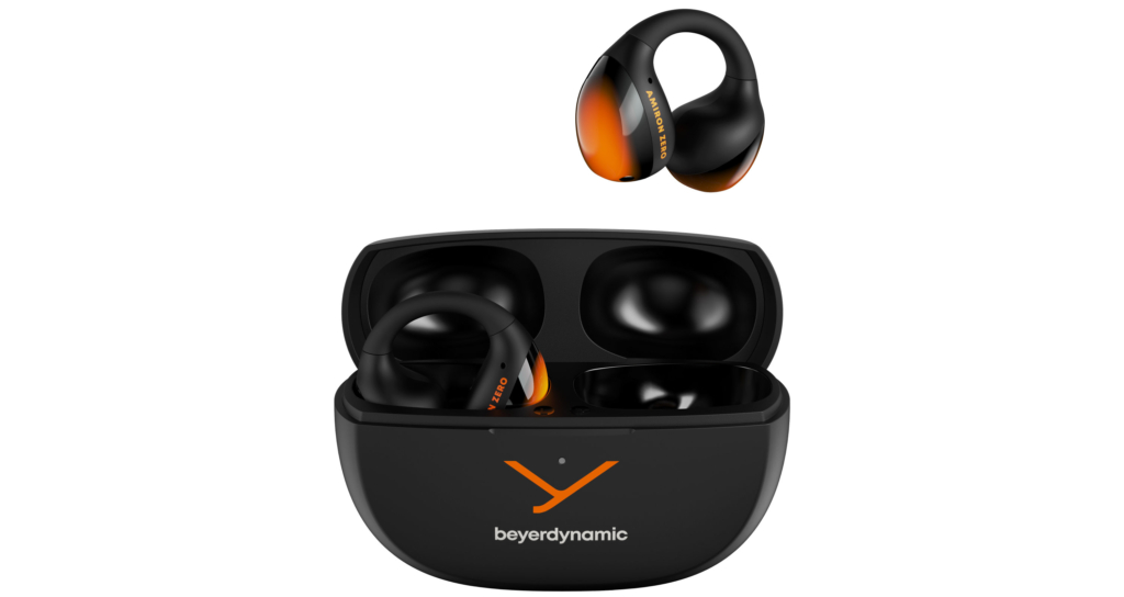 Die beyerdynamic Amiron Zero stehen für offene Clip-On-Earbuds.