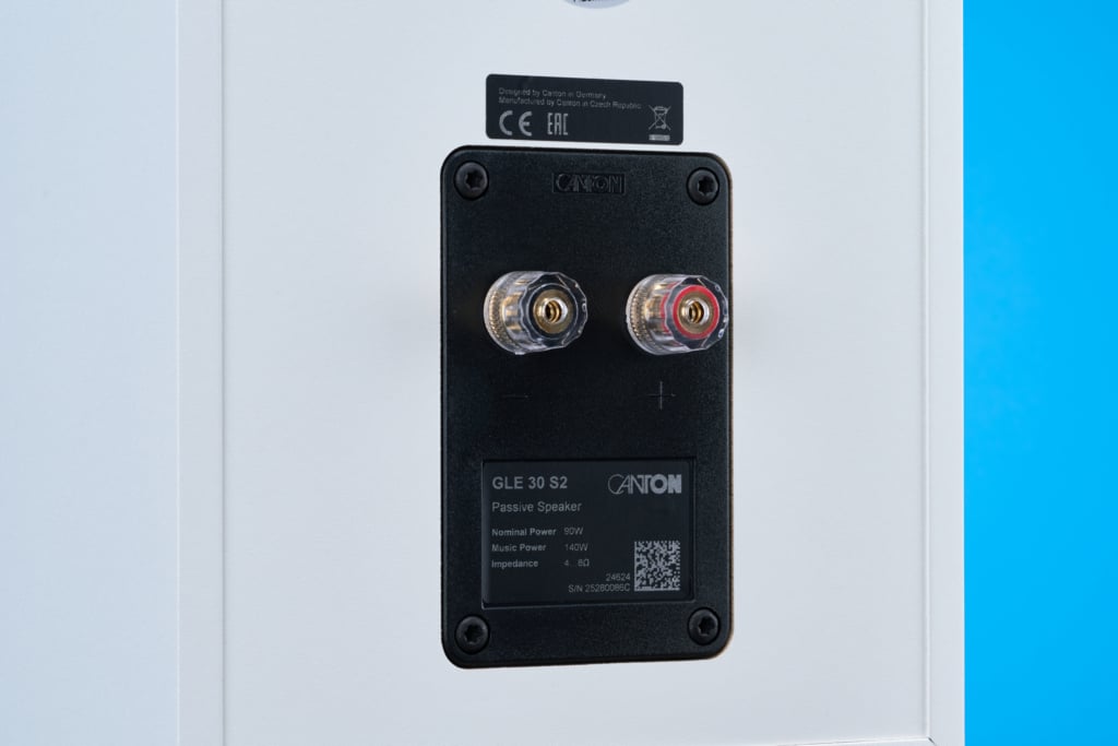 Canton GLE 30 S2 im Test – Rueckseite