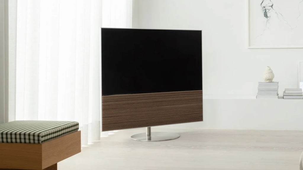 Den HiFi Frame von Canvas und Samsung gibt es mit verschiedenen Holzfronten.