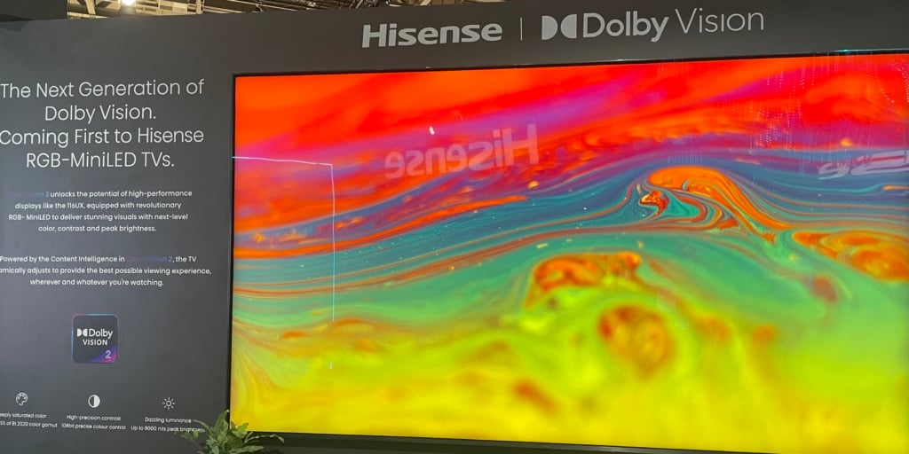 Hisense-TV mit Dolby Vision 2