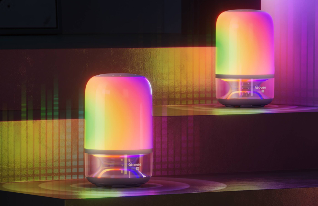 Zwei Exemplare der Table Lamp 2 Pro lassen sich auch im Stereo-Verbund nutzen.