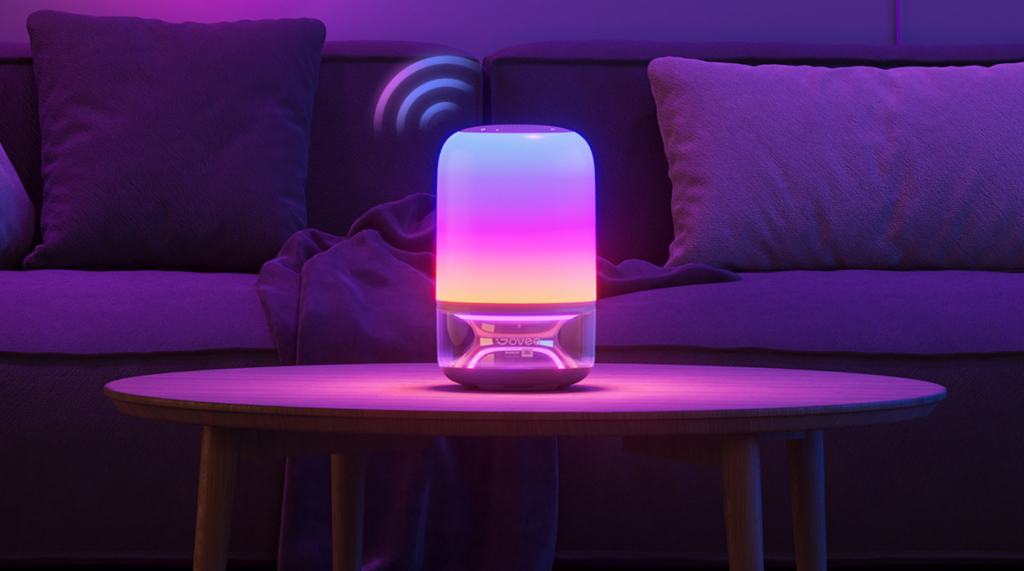 Die Govee Table Lamp 2 Pro soll dank Sound von JBL ein Rundum-Erlebnis in Bild und Ton kreieren.