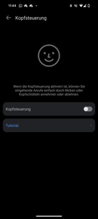 Huawei FreeBuds 7i – Einstellungen