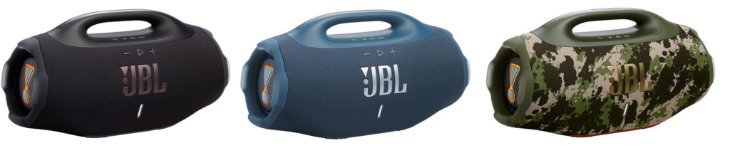 Die Boombox 4 gibt es in drei Farbvarianten.