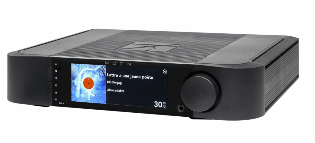 Moon 371 Streaming-Verstärker Front