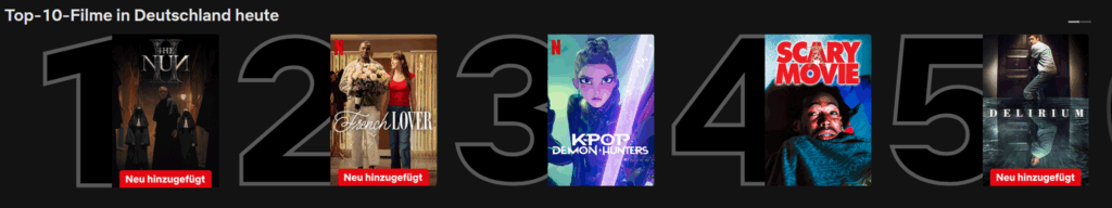 Netflix Filme Top 10