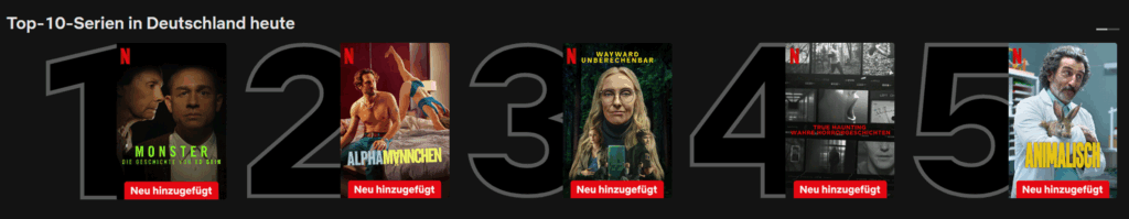 Netflix Serien Top 10