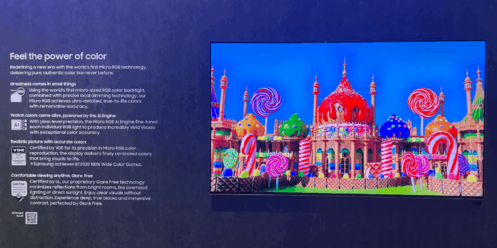 Samsung RGB-Mini-LED-Fernsher IFA 2025