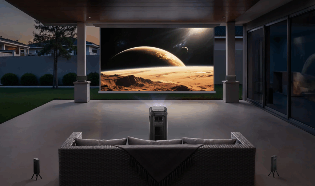 Soundcore Nebula X1 Pro Lautsprecheraufstellung