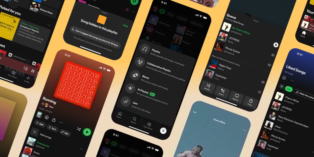 Spotify lockt mit neuen Komfortfunktionen wie den smarten Filtern.