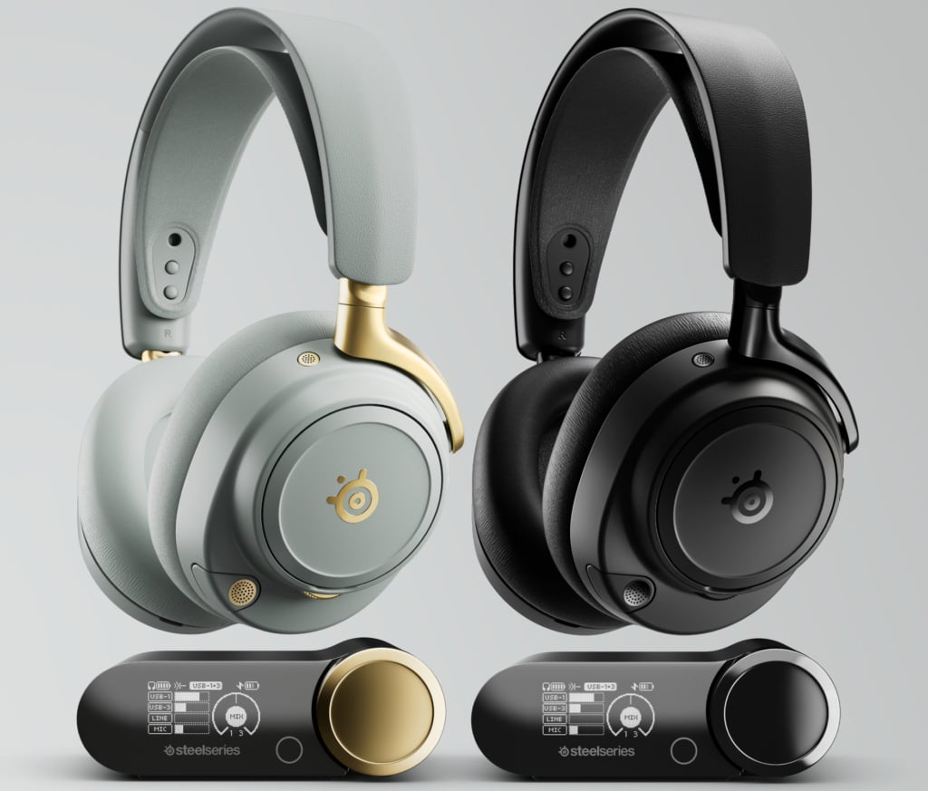 Das SteelSeries Arctic Nova Elite bietet ANC, Hi-Res Audio Wireless und mehr. 