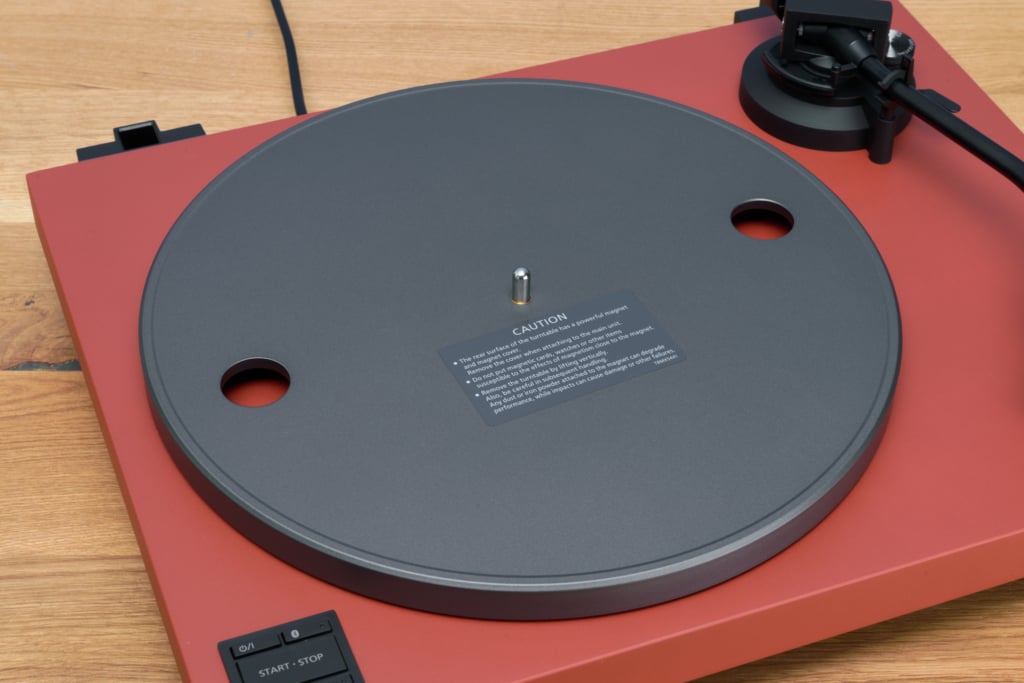 Technics SL-40CBT Plattenteller ohne Filzmatte