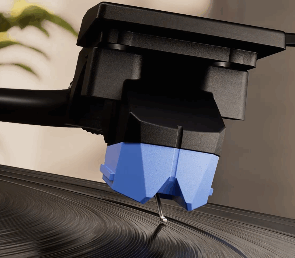 Technics SL-40CBT Advertorial | Tonabnehmer Detail