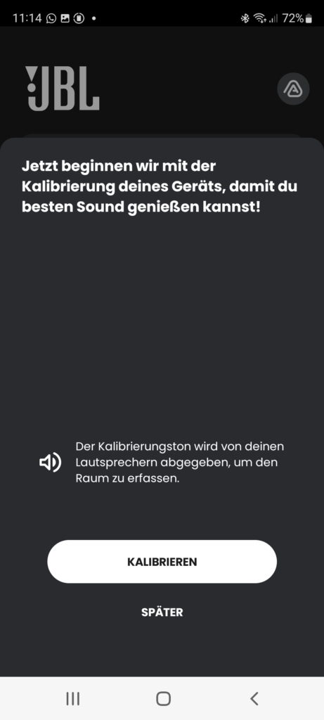 JBL One App Einrichtung