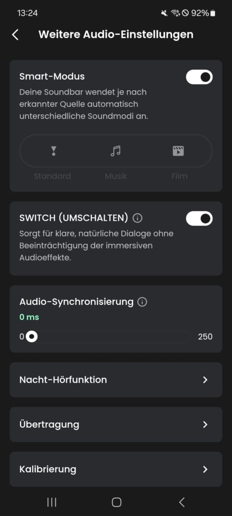JBL One Smarter Tonmodus JBL Bar 1300MK2